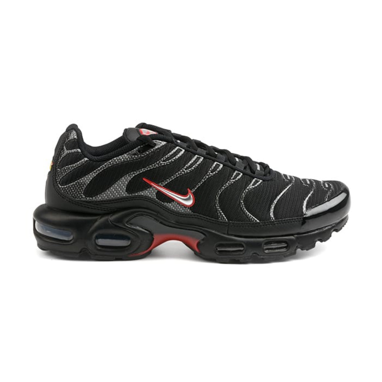 NIKE TN AIR MAX PLUS BLACK/UNIVERSITY RED