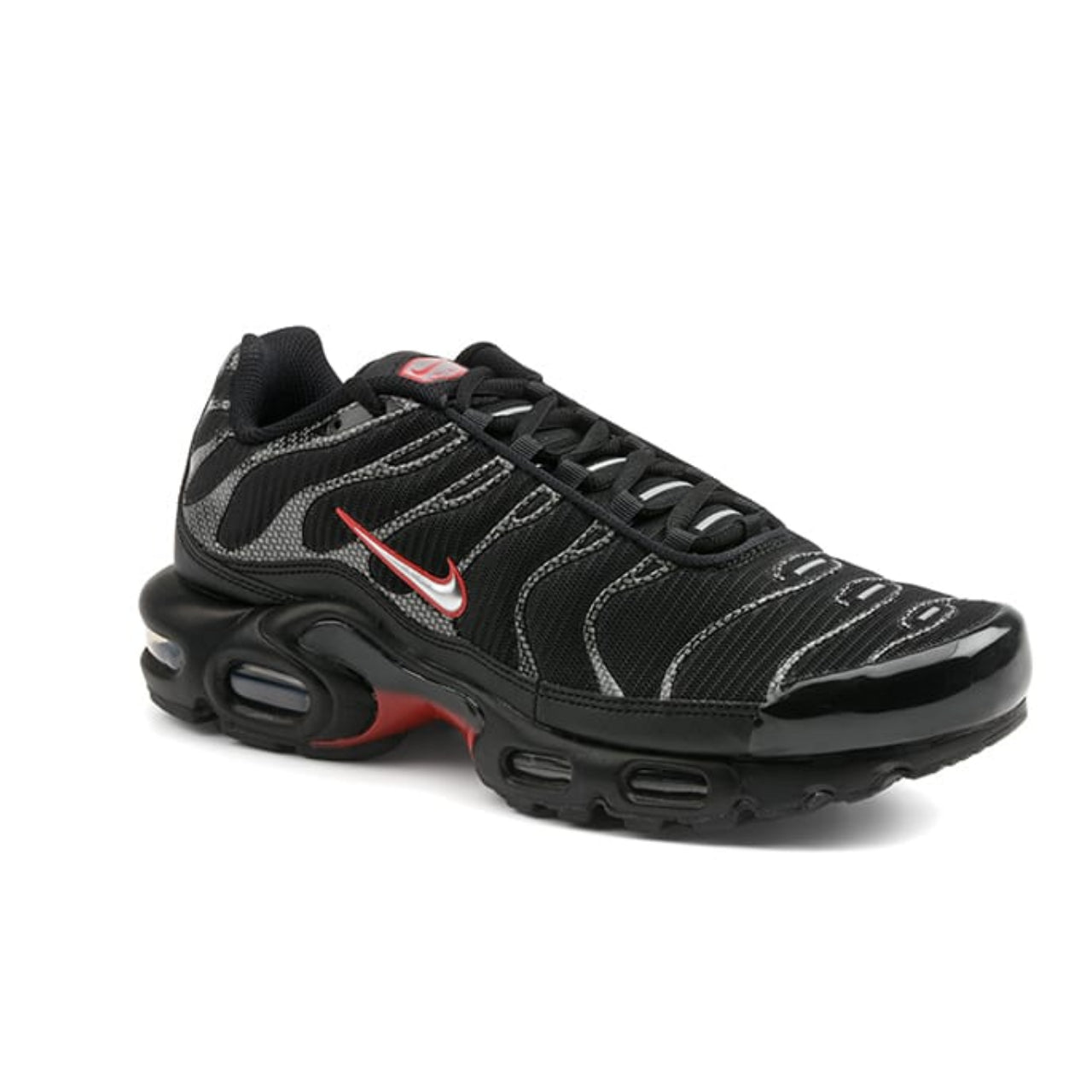 NIKE TN AIR MAX PLUS BLACK/UNIVERSITY RED